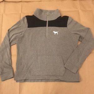 VS Pink quarter zip